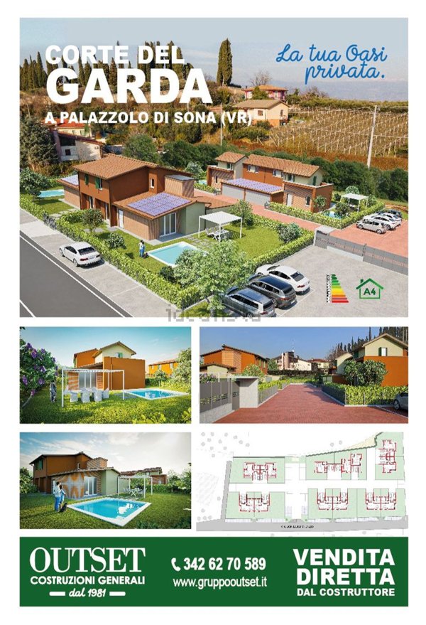 casa indipendente in vendita a Sona in zona Palazzolo