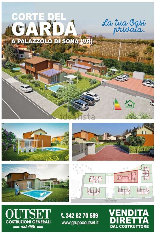 casa indipendente in vendita a Sona in zona Palazzolo