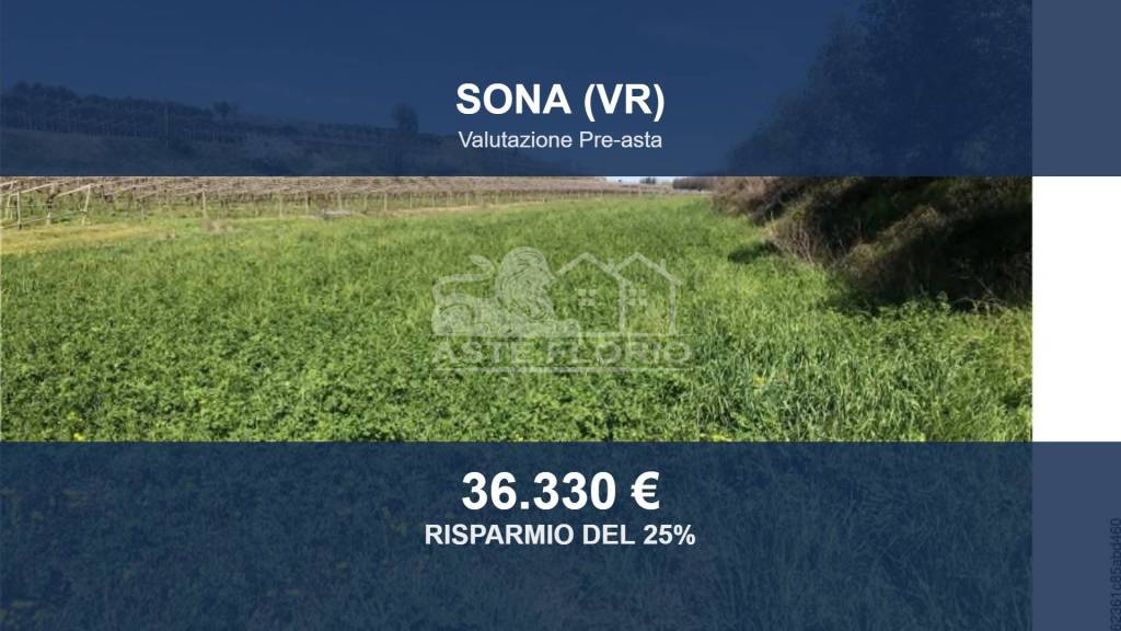 terreno edificabile in vendita a Sona in zona Palazzolo