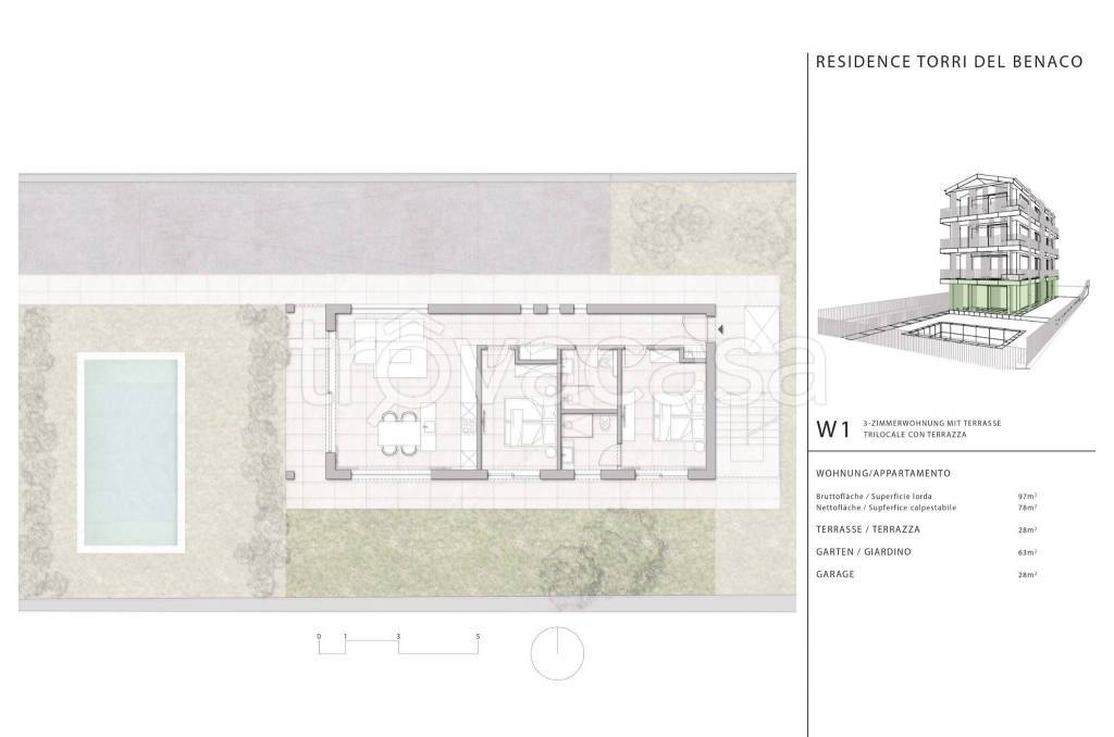 appartamento in vendita a Torri del Benaco in zona Albisano