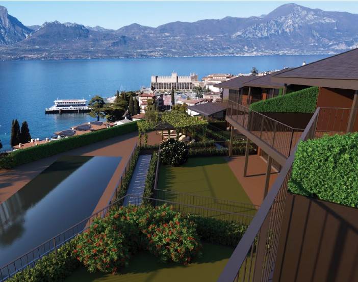 appartamento in vendita a Torri del Benaco in zona Albisano
