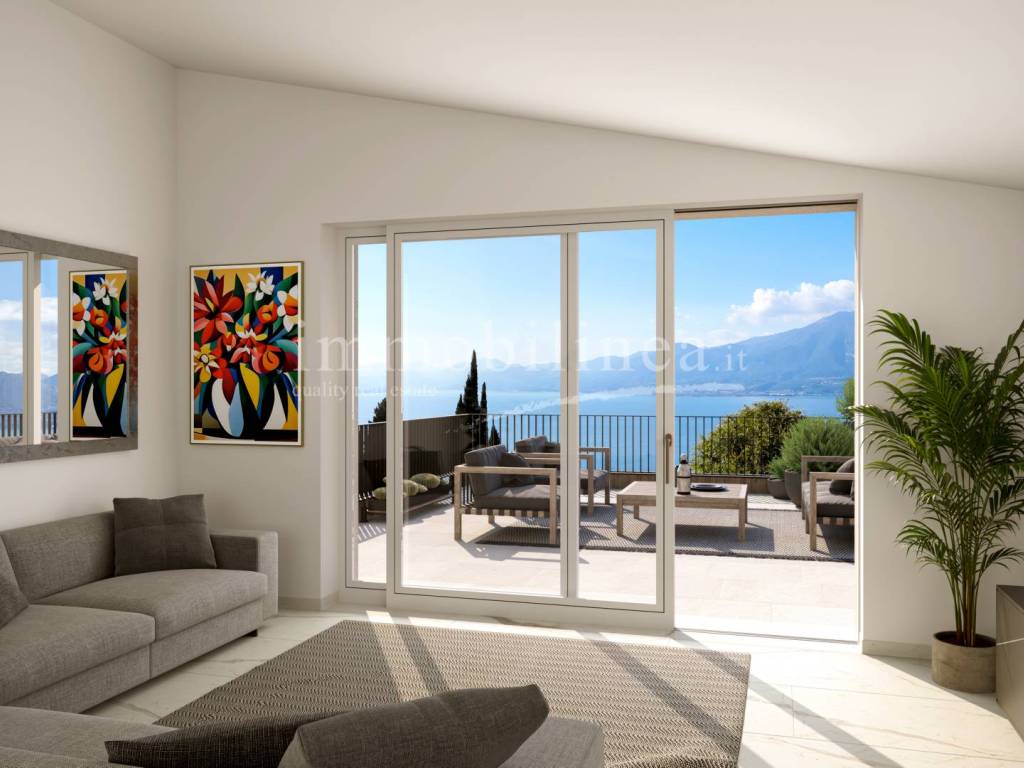 appartamento in vendita a Torri del Benaco in zona Albisano