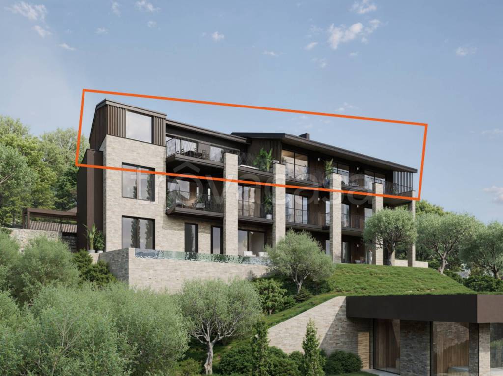 appartamento in vendita a Torri del Benaco in zona Albisano