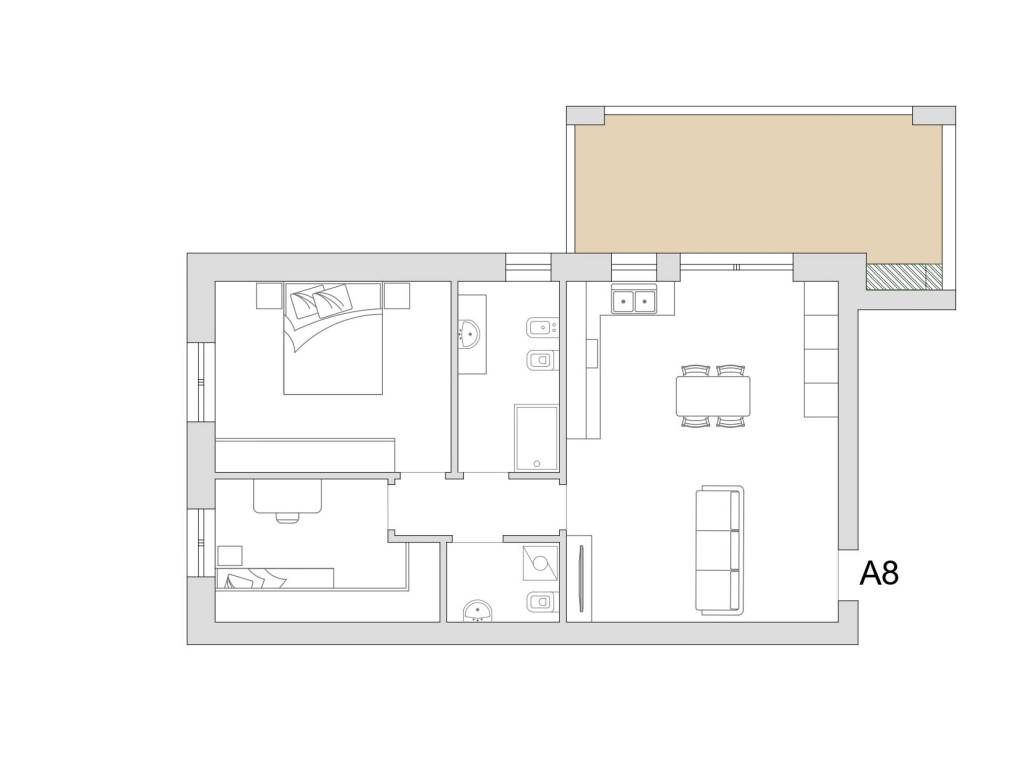 appartamento in vendita a Verona in zona Borgo Milano