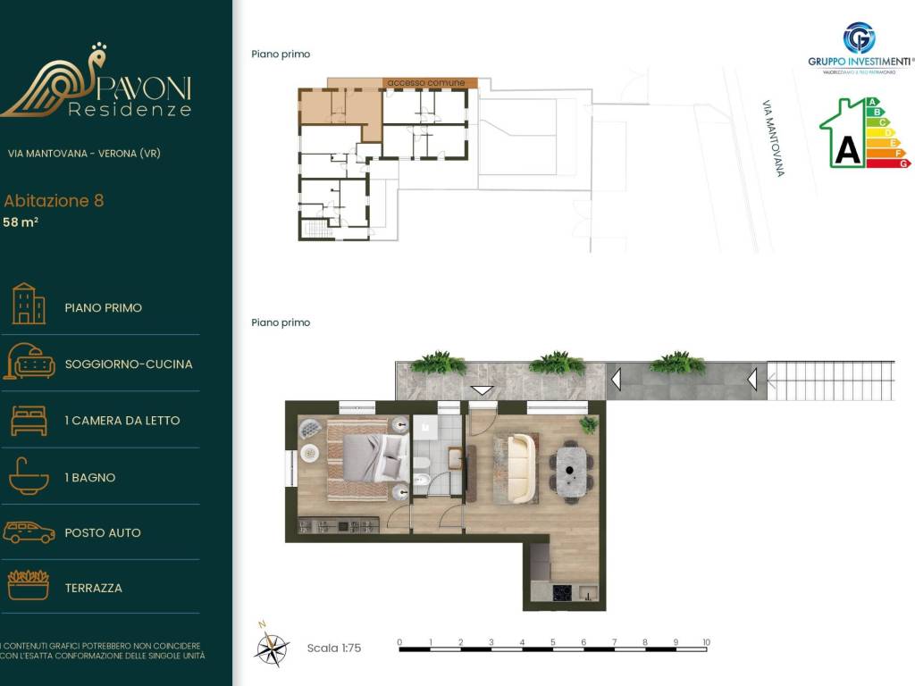 appartamento in vendita a Verona in zona Santa Lucia