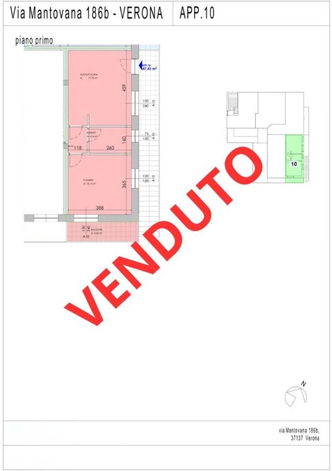 appartamento in vendita a Verona in zona Santa Lucia