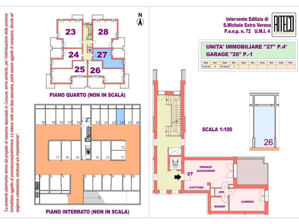 appartamento in vendita a Verona in zona San Michele Extra