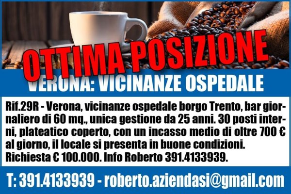 negozio in vendita a Verona in zona Borgo Trento