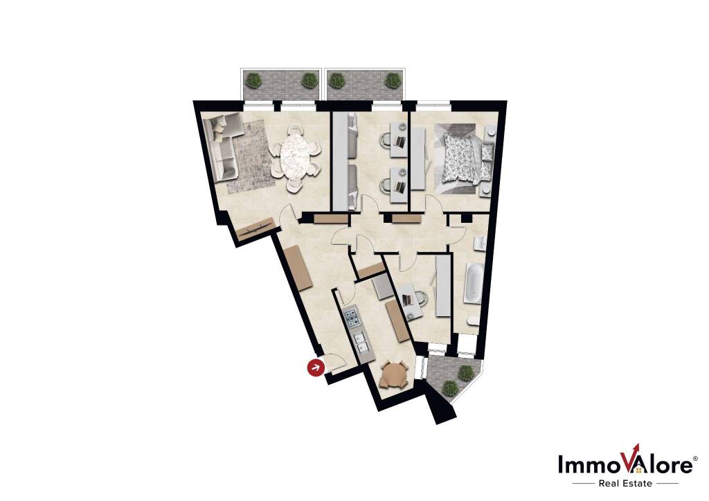 appartamento in vendita a Verona in zona Borgo Trento
