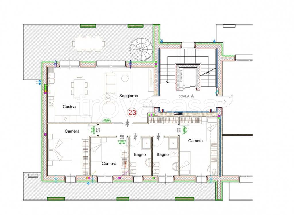 appartamento in vendita a Verona in zona Saval