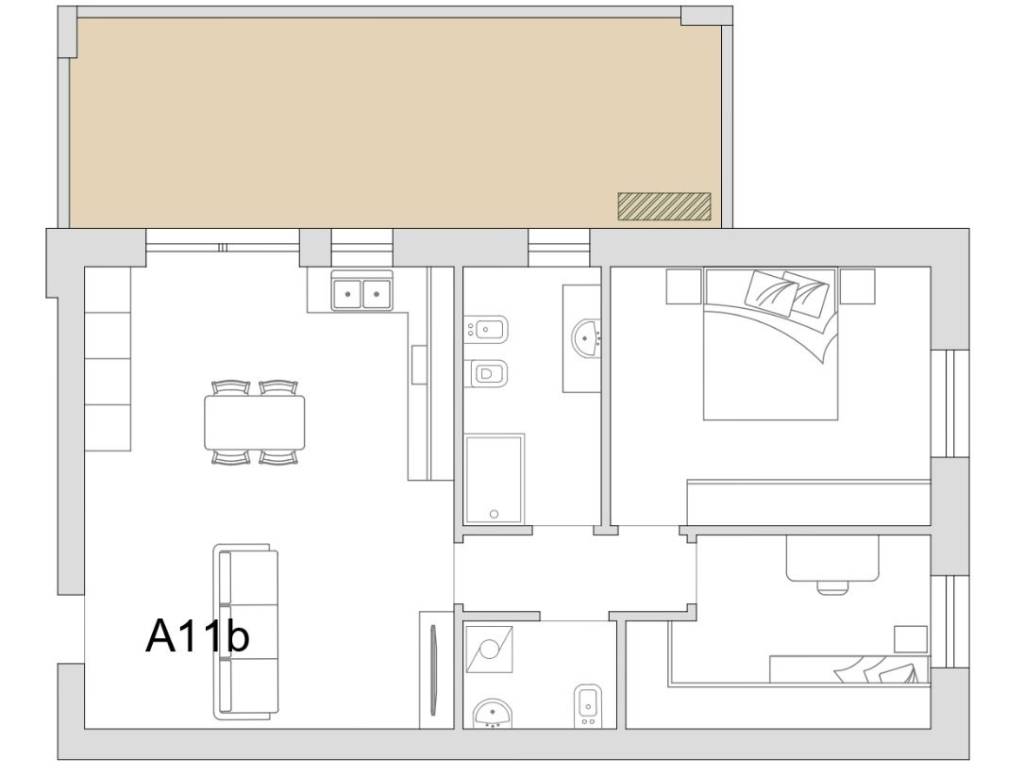 appartamento in vendita a Verona in zona Borgo Milano
