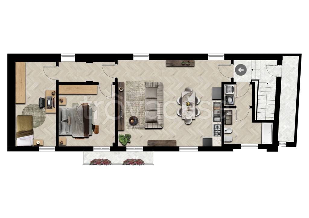 appartamento in vendita a Verona in zona Cadidavid