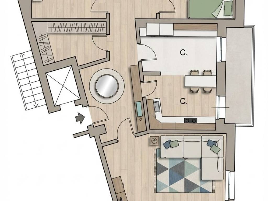 appartamento in vendita a Verona in zona Porto Crencano