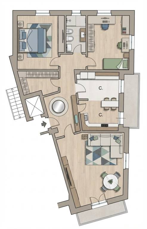 appartamento in vendita a Verona in zona Borgo Trento