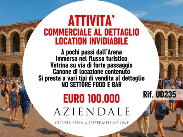 negozio in vendita a Verona in zona Centro Storico