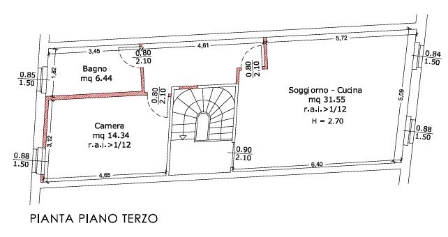 appartamento in vendita a Verona in zona San Michele Extra
