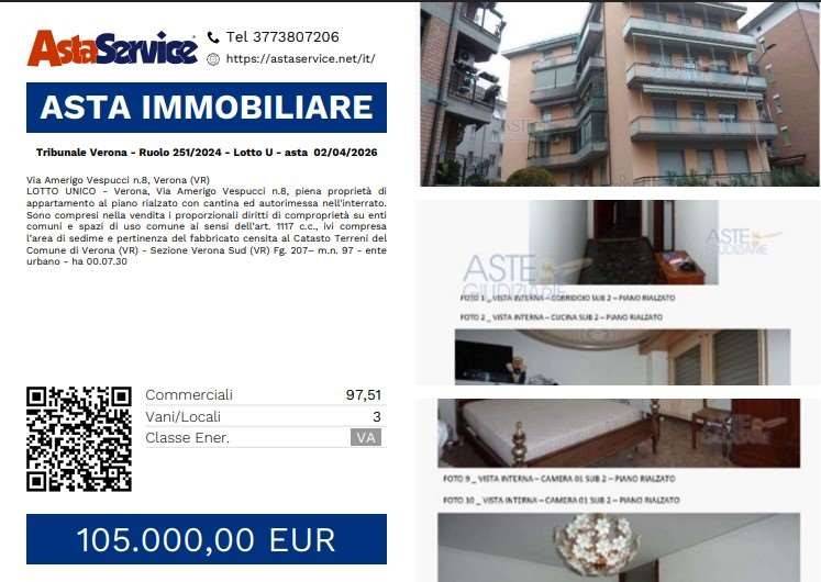 appartamento in vendita a Verona