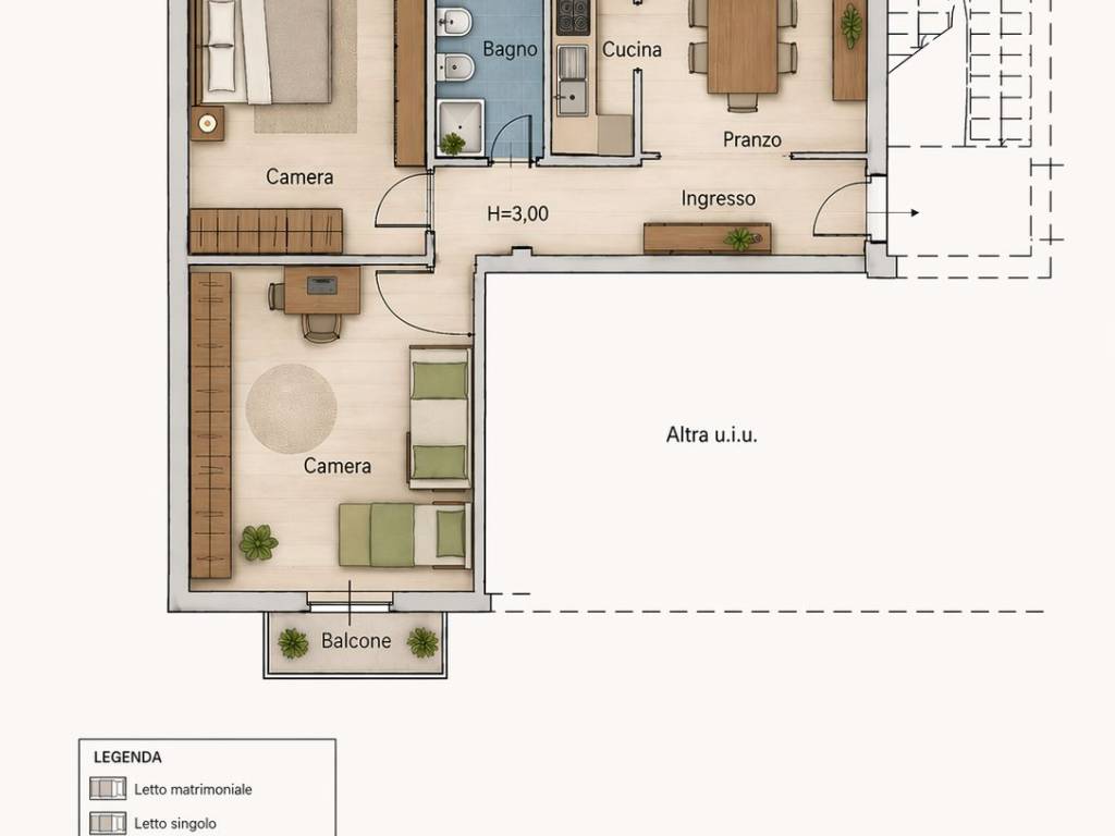 appartamento in vendita a Verona in zona Borgo Roma