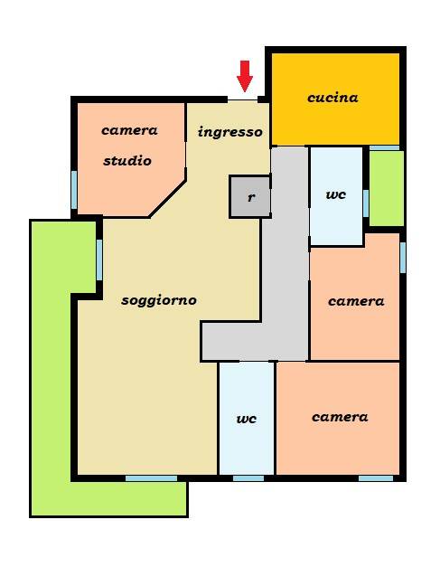 appartamento in vendita a Verona in zona Porto Crencano