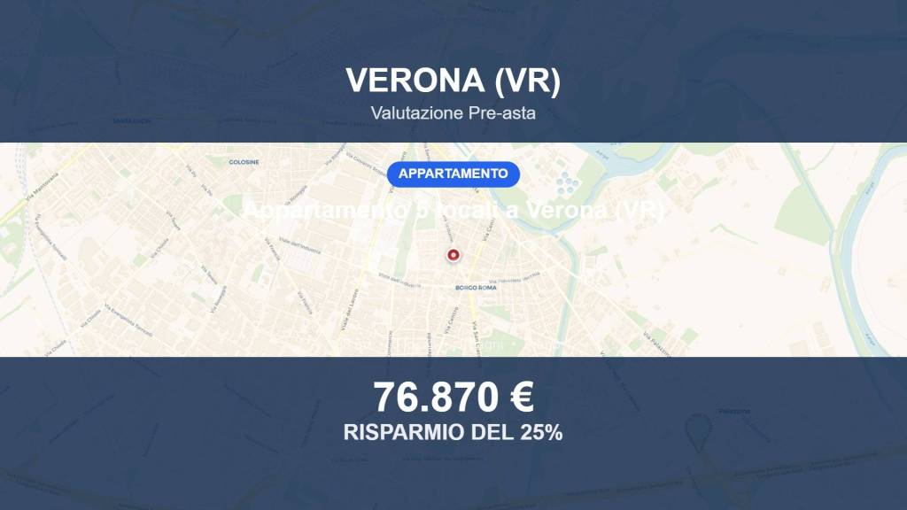 appartamento in vendita a Verona in zona Borgo Roma