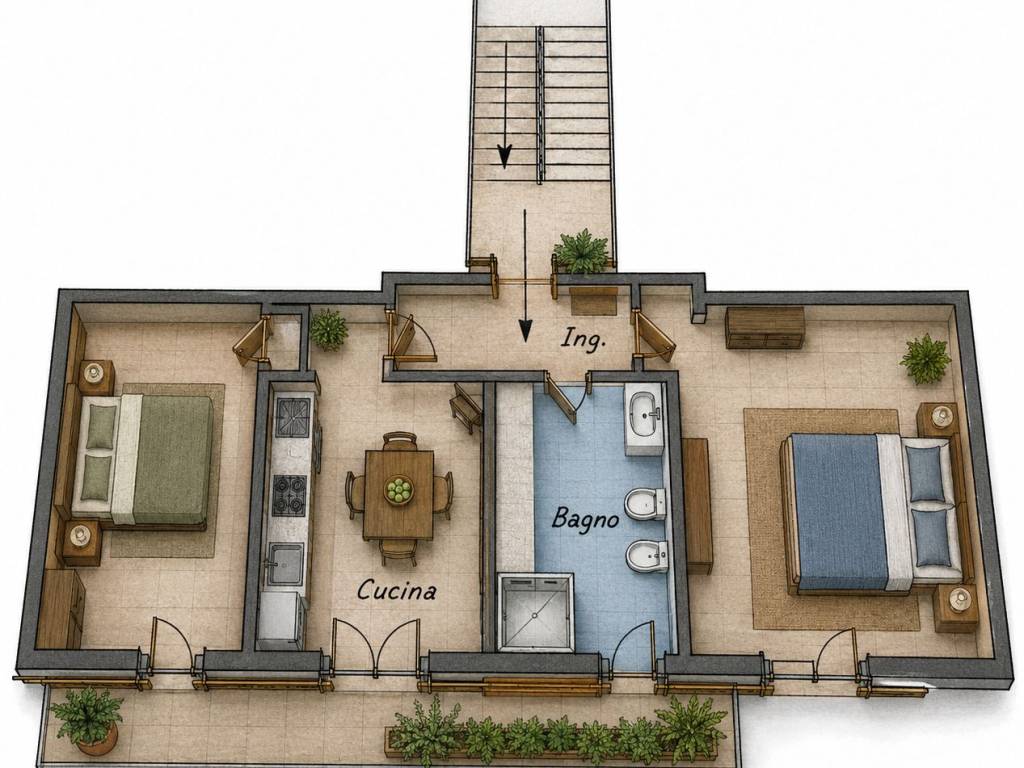 appartamento in vendita a Verona in zona Borgo Venezia / Borgo Trieste