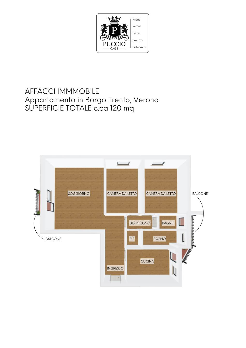 appartamento in vendita a Verona in zona Borgo Trento