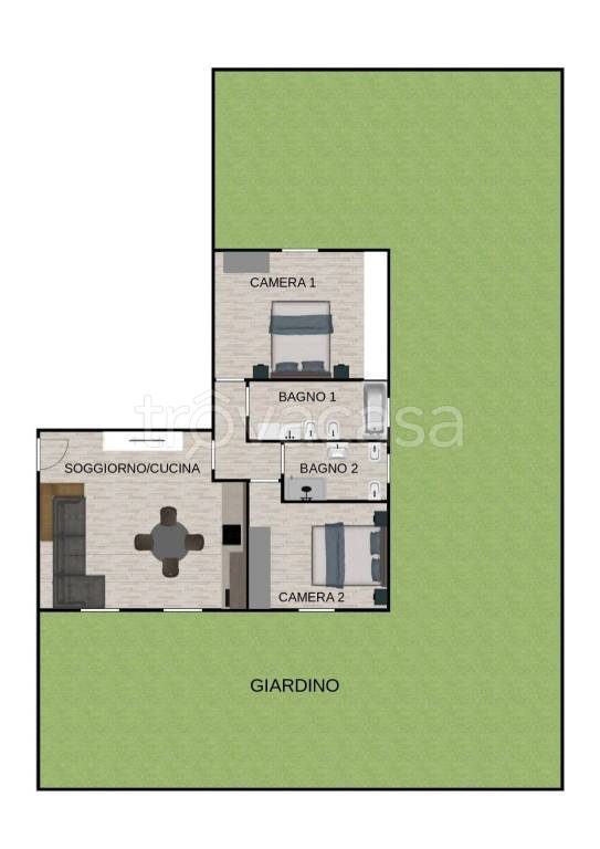appartamento in vendita a Zevio in zona Santa Maria