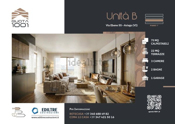 appartamento in vendita ad Asiago