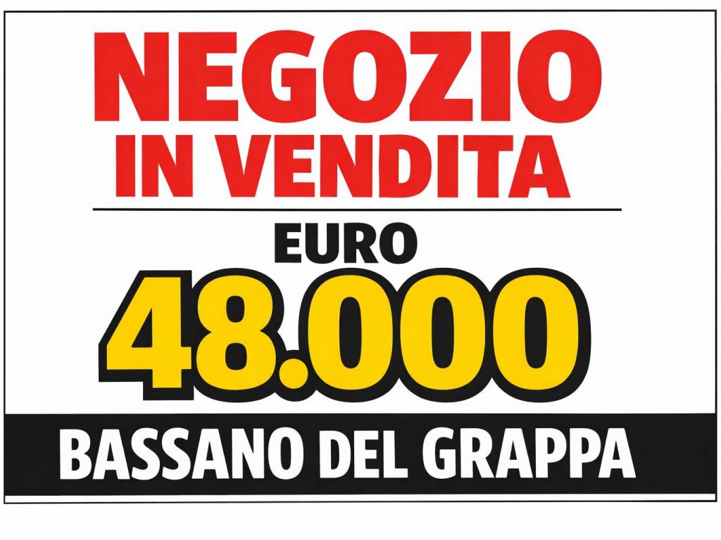 negozio in vendita a Bassano del Grappa