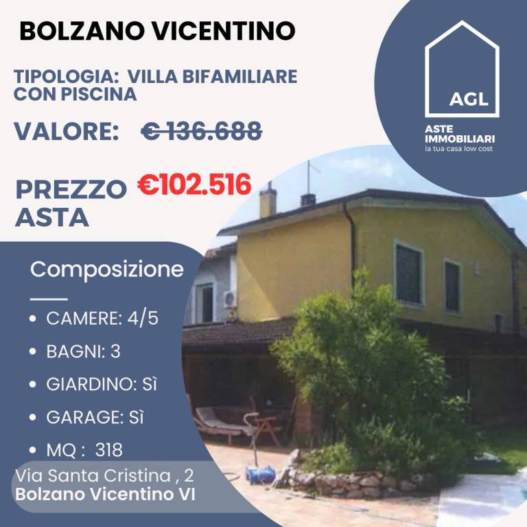 casa indipendente in vendita a Bolzano Vicentino