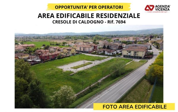 terreno edificabile in vendita a Caldogno in zona Cresole