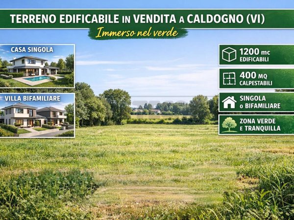 terreno edificabile in vendita a Caldogno in zona Rettorgole