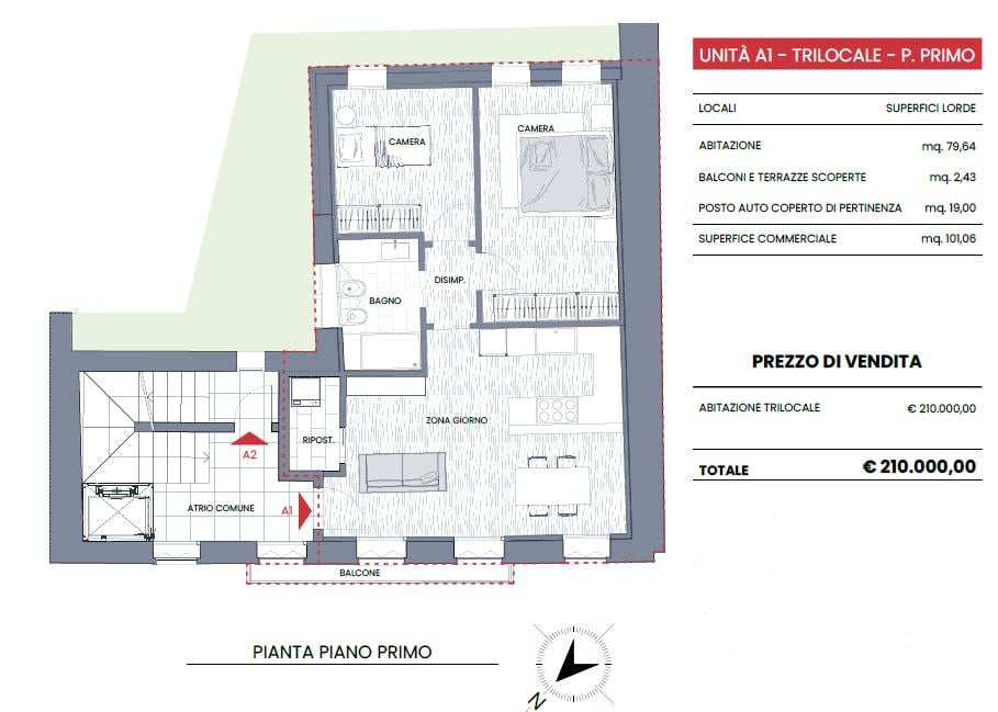 appartamento in vendita a Chiampo