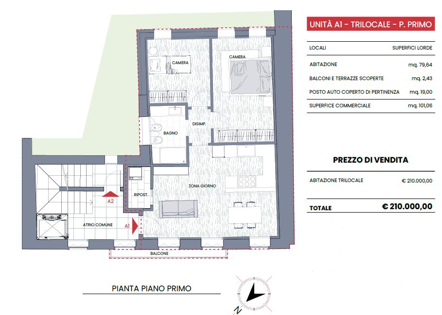 appartamento in vendita a Chiampo