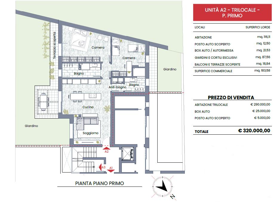 appartamento in vendita a Chiampo