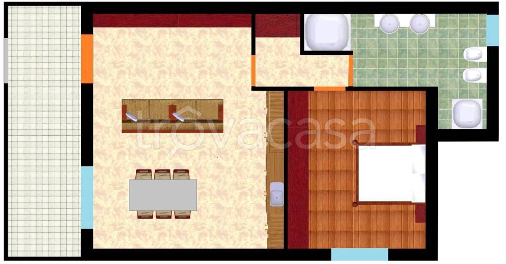 appartamento in vendita a Costabissara in zona Motta
