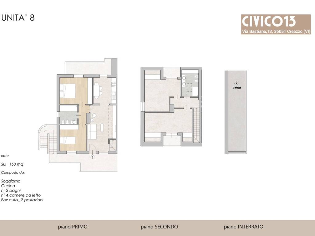 appartamento in vendita a Creazzo