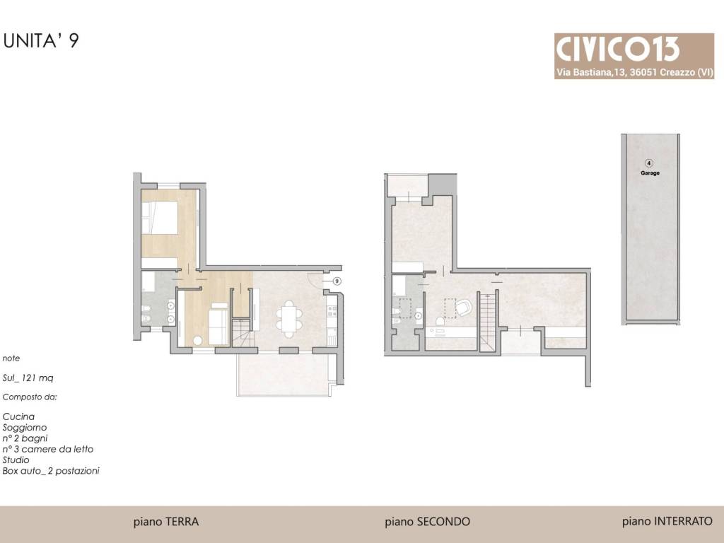 appartamento in vendita a Creazzo