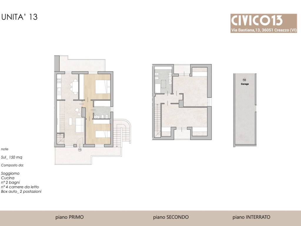 appartamento in vendita a Creazzo