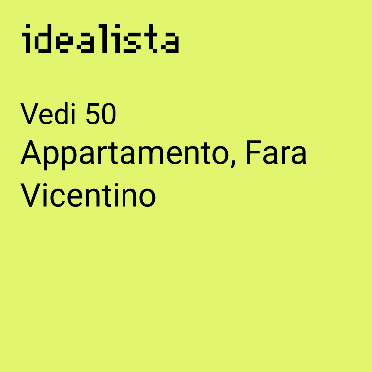 appartamento in vendita a Fara Vicentino
