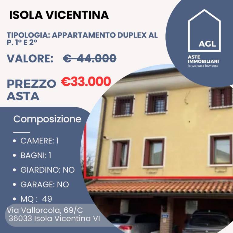 appartamento in vendita ad Isola Vicentina