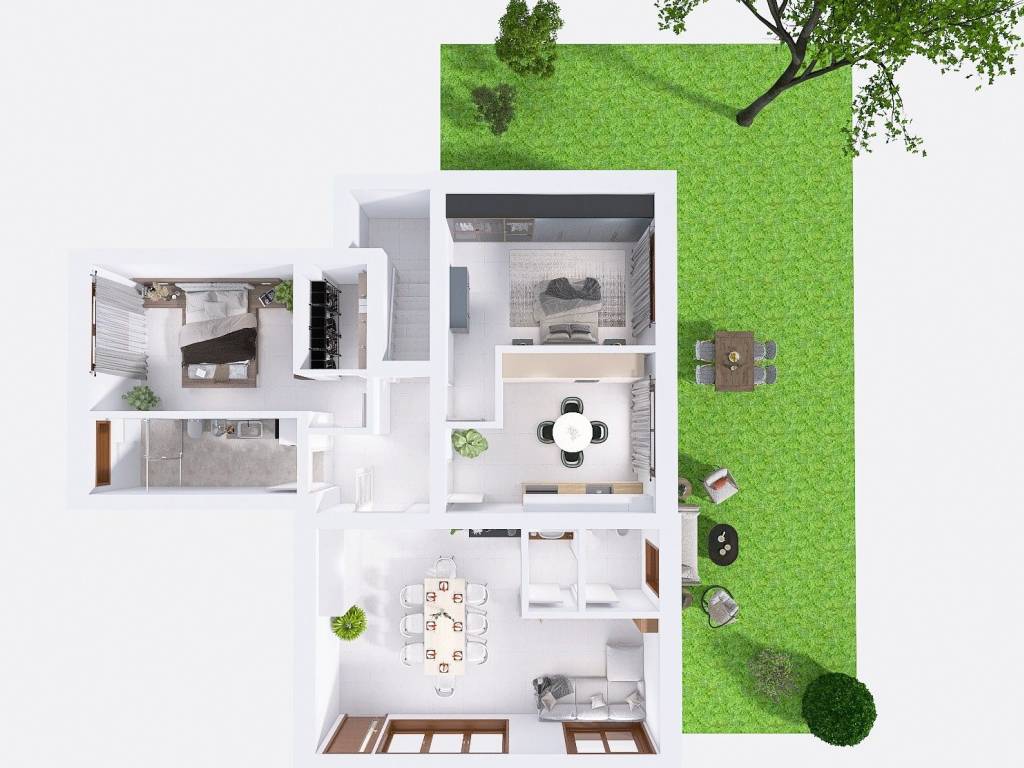 appartamento in vendita ad Isola Vicentina in zona Castelnovo