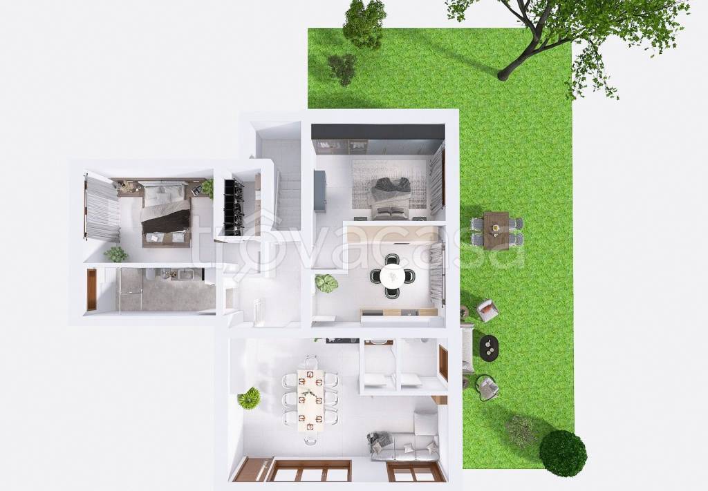 appartamento in vendita ad Isola Vicentina in zona Castelnovo