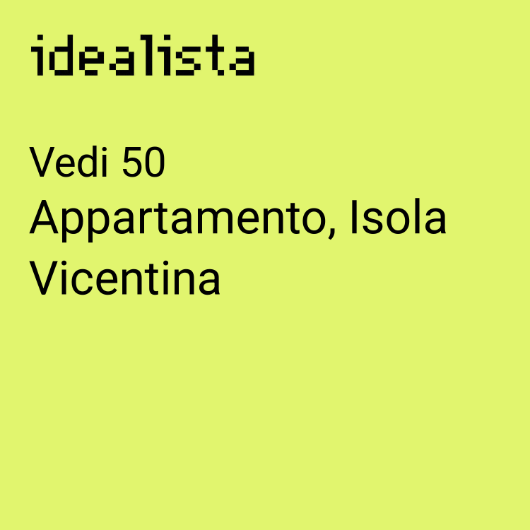appartamento in vendita ad Isola Vicentina