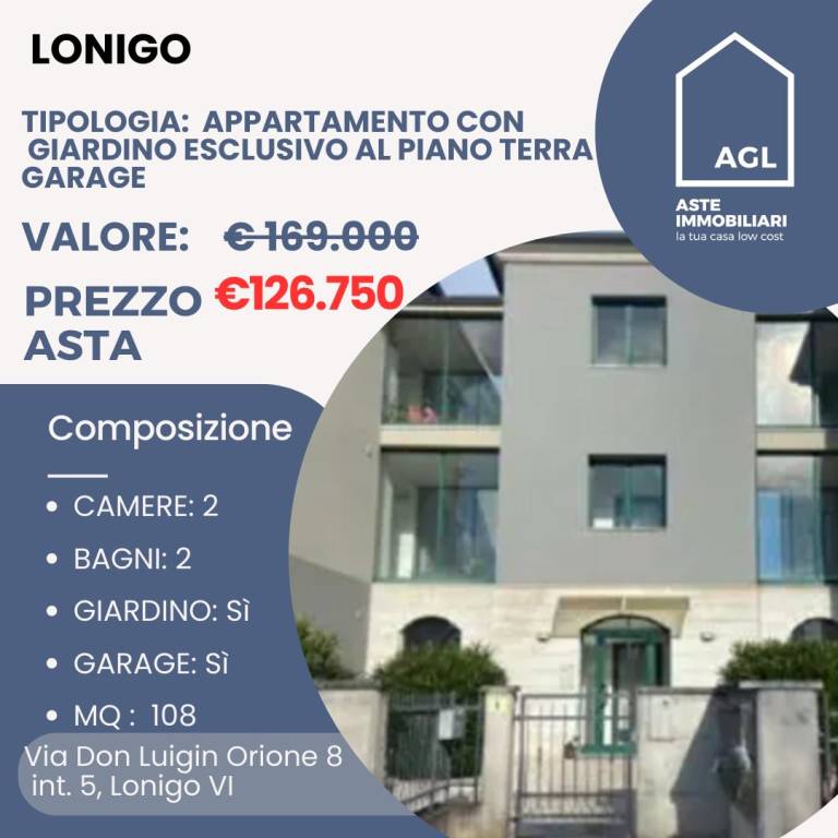 appartamento in vendita a Lonigo