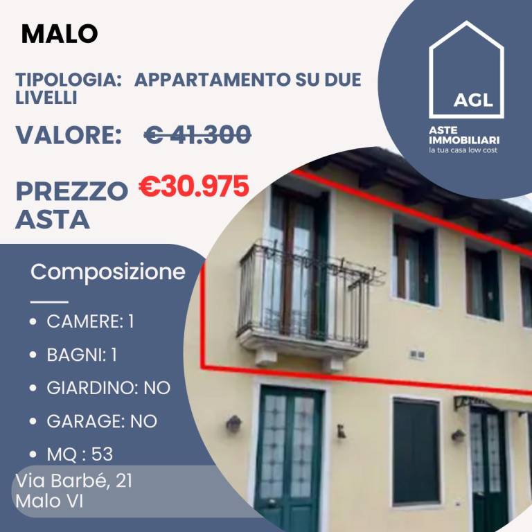 appartamento in vendita a Malo