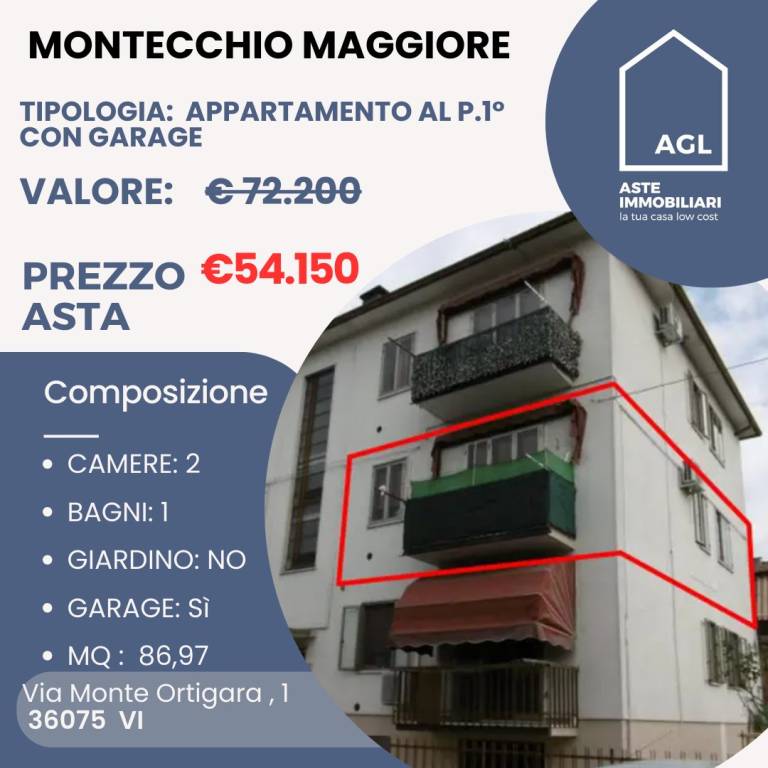 appartamento in vendita a Montecchio Maggiore
