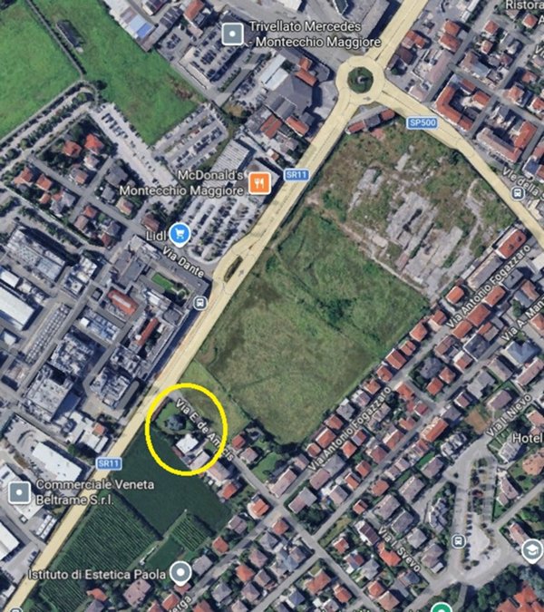 terreno edificabile in vendita a Montecchio Maggiore in zona Alte Ceccato