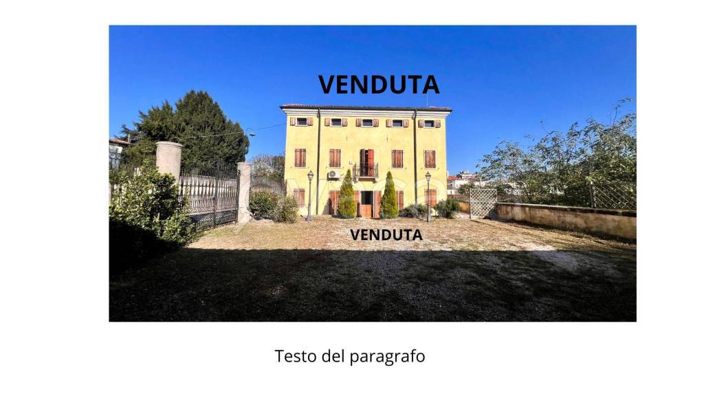 casa indipendente in vendita a Montegalda