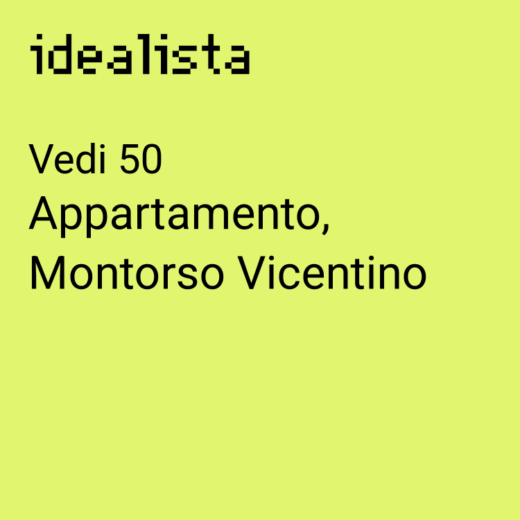 appartamento in vendita a Montorso Vicentino
